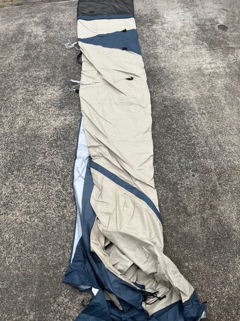 ホールアース デュラダブルルーム 2ルームテント マット グランドシート付き
