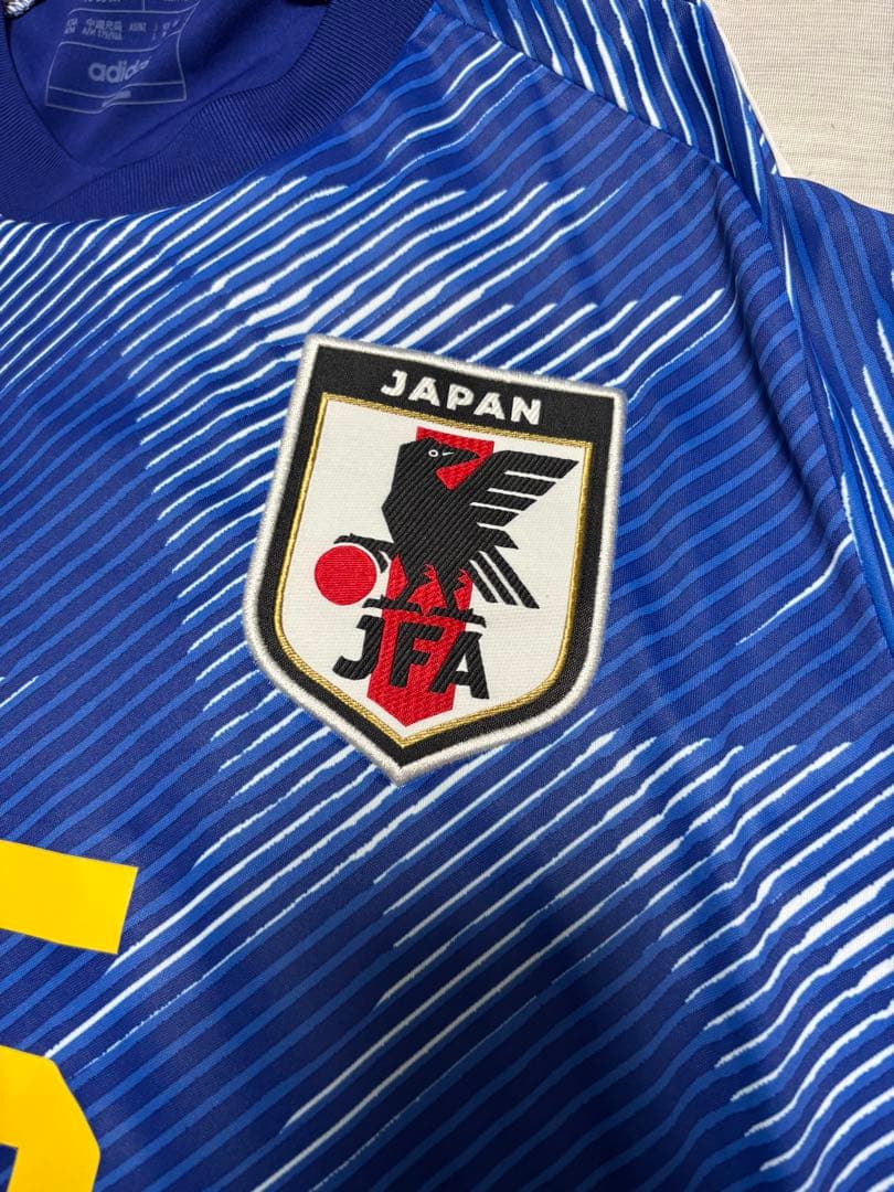 美品★2022日本代表 Adidas公式レプリカユニフォーム #15 鎌田大地