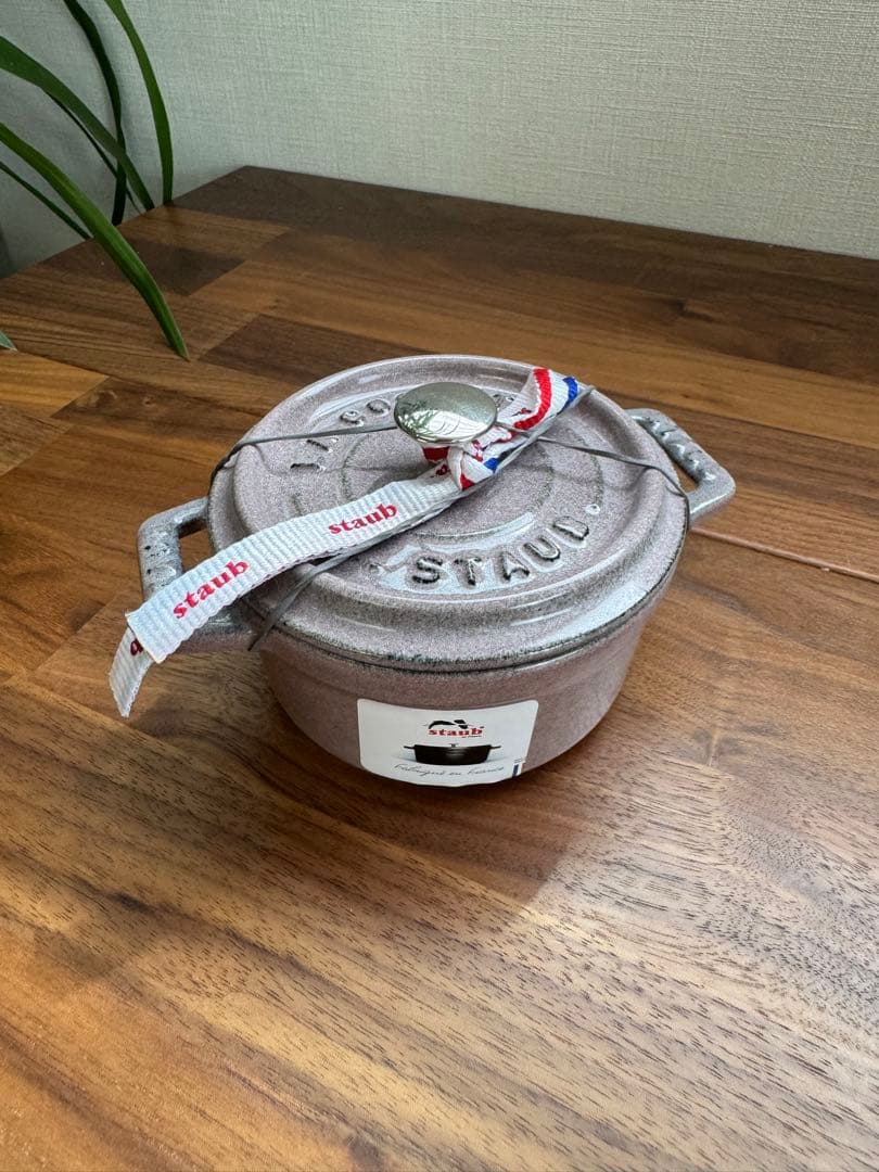【新品未使用】STAUB ココットラウンド 10cm シフォンローズ