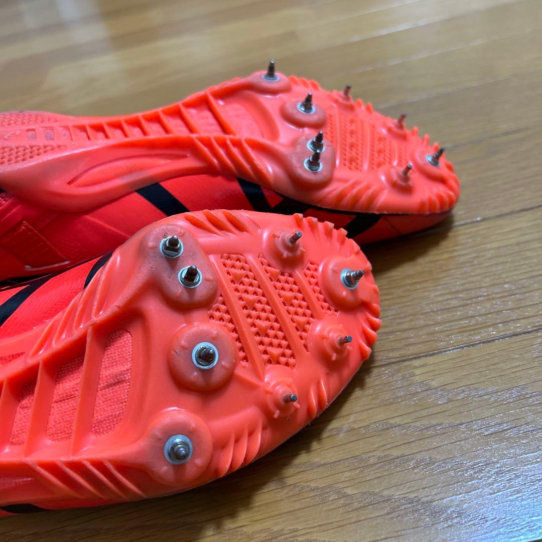 アシックスspブレード26.5短距離スパイクオールウェザーオレンジ