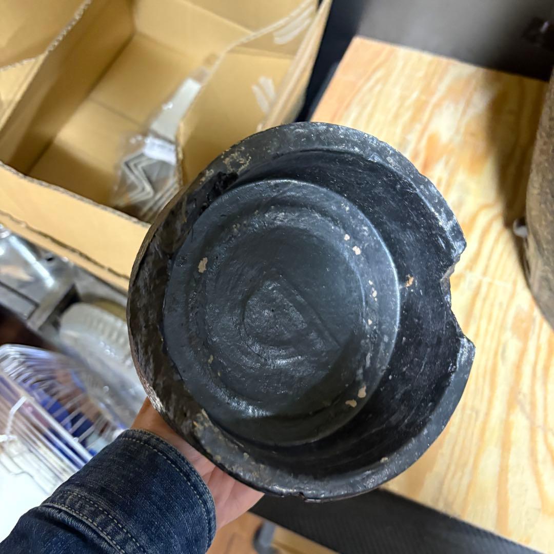 アオミムシカマド 年代品★炭火調理器 バーベキュー グリル 竈 かまど