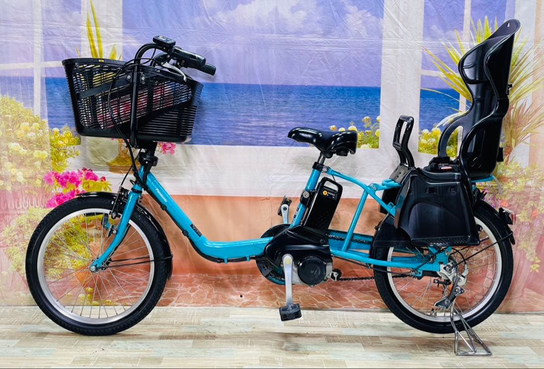 人気モデル！ギュット⭐️12AHパナソニック子供乗せ電動アシスト自転車Y3589