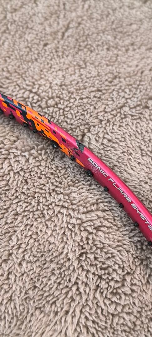 【ジャンク品】ナノフレア700 4UG6 3本セット バドミントン ラケット