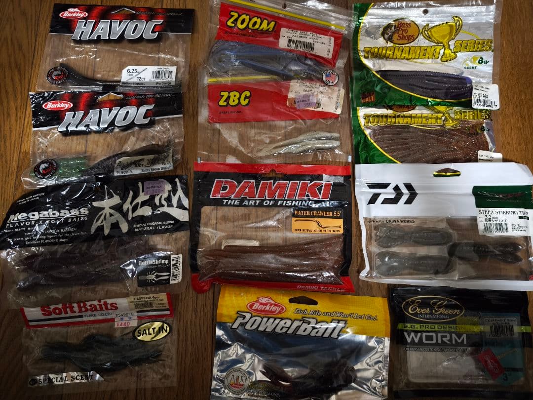 バス釣り ワーム 大量 セット 引退 スイムベイト 野良ネズミ アーマー ガエル