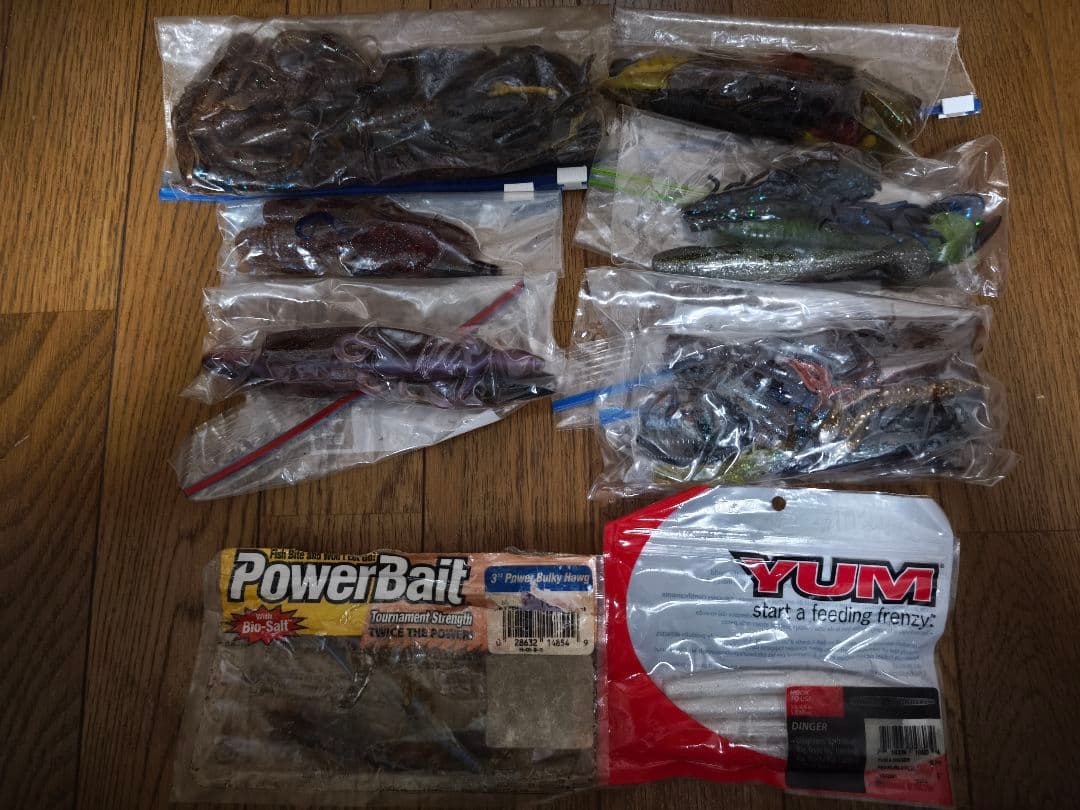 バス釣り ワーム 大量 セット 引退 スイムベイト 野良ネズミ アーマー ガエル
