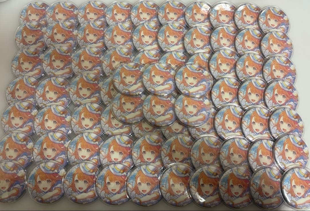 花里みのり 缶バッジ 40C 76個 プロセカ グリ缶