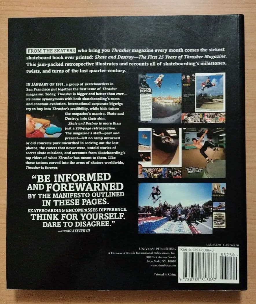 スケートボード 25 YEARS OF THRASHER SKATE AND DESTROY