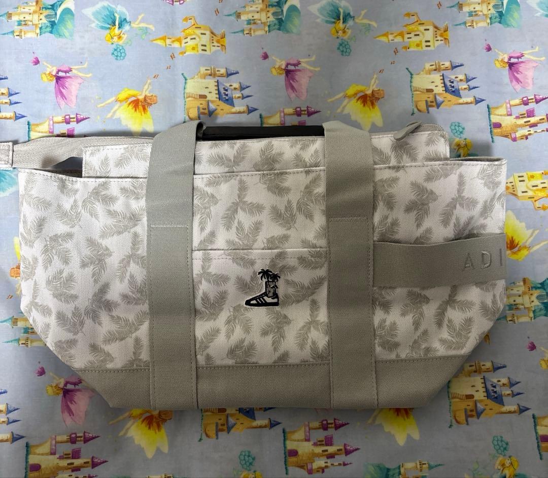 新品　adidas ハンドバッグ　ホワイト×グレー トートバッグ　ゴルフ