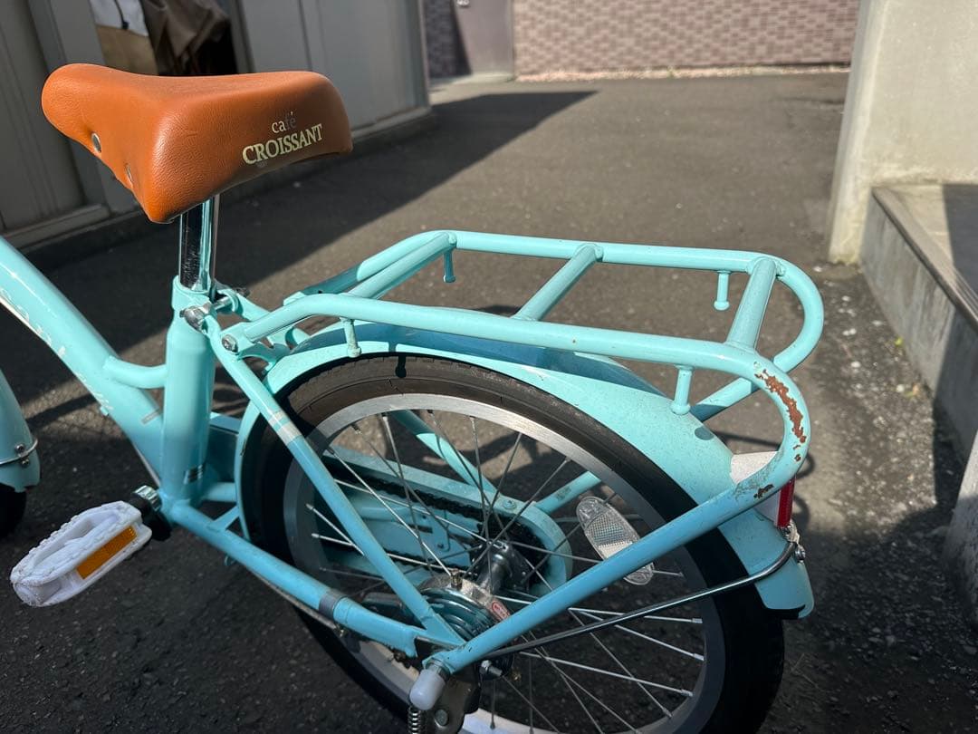 プリンセスヘルメット、補助輪付属品付、18インチ自転車