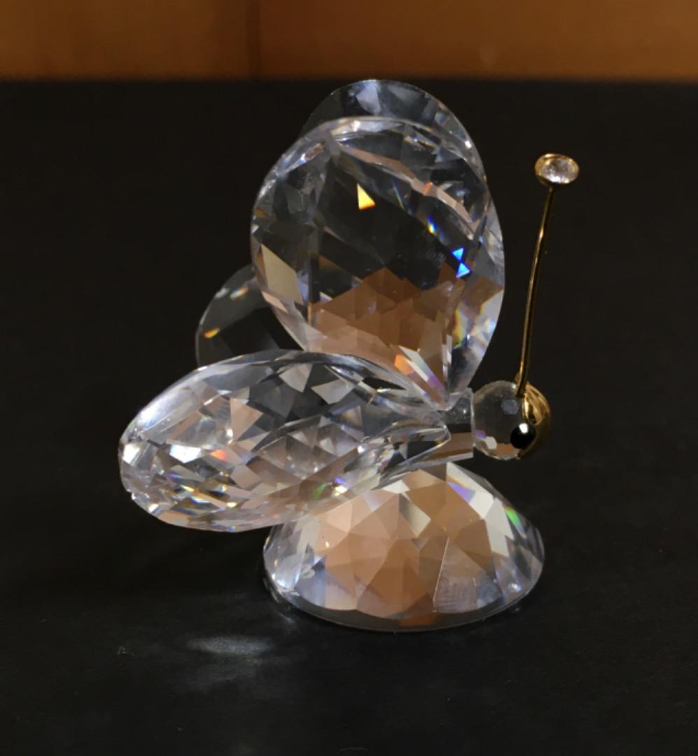 Swarovski スワロフスキー 蝶 クリスタル フィギュリン 置物