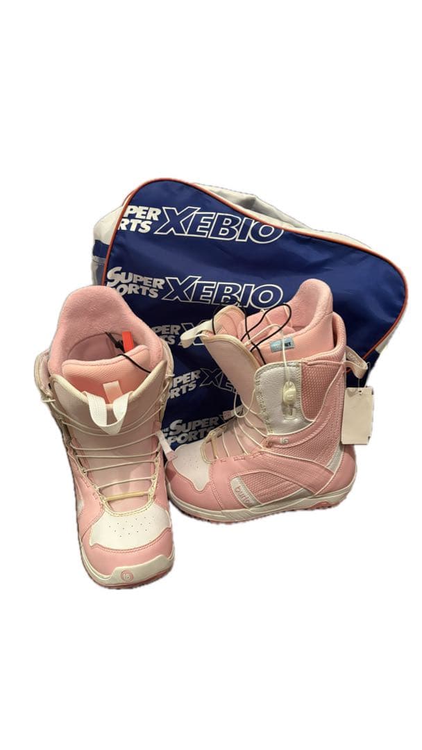 BURTON バートン ピンク スノーボードブーツ 収納バッグ付き