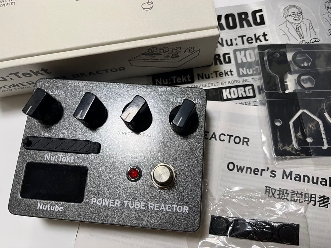 KORG TR-S POWER TUBE REACTOR Nutube 試奏