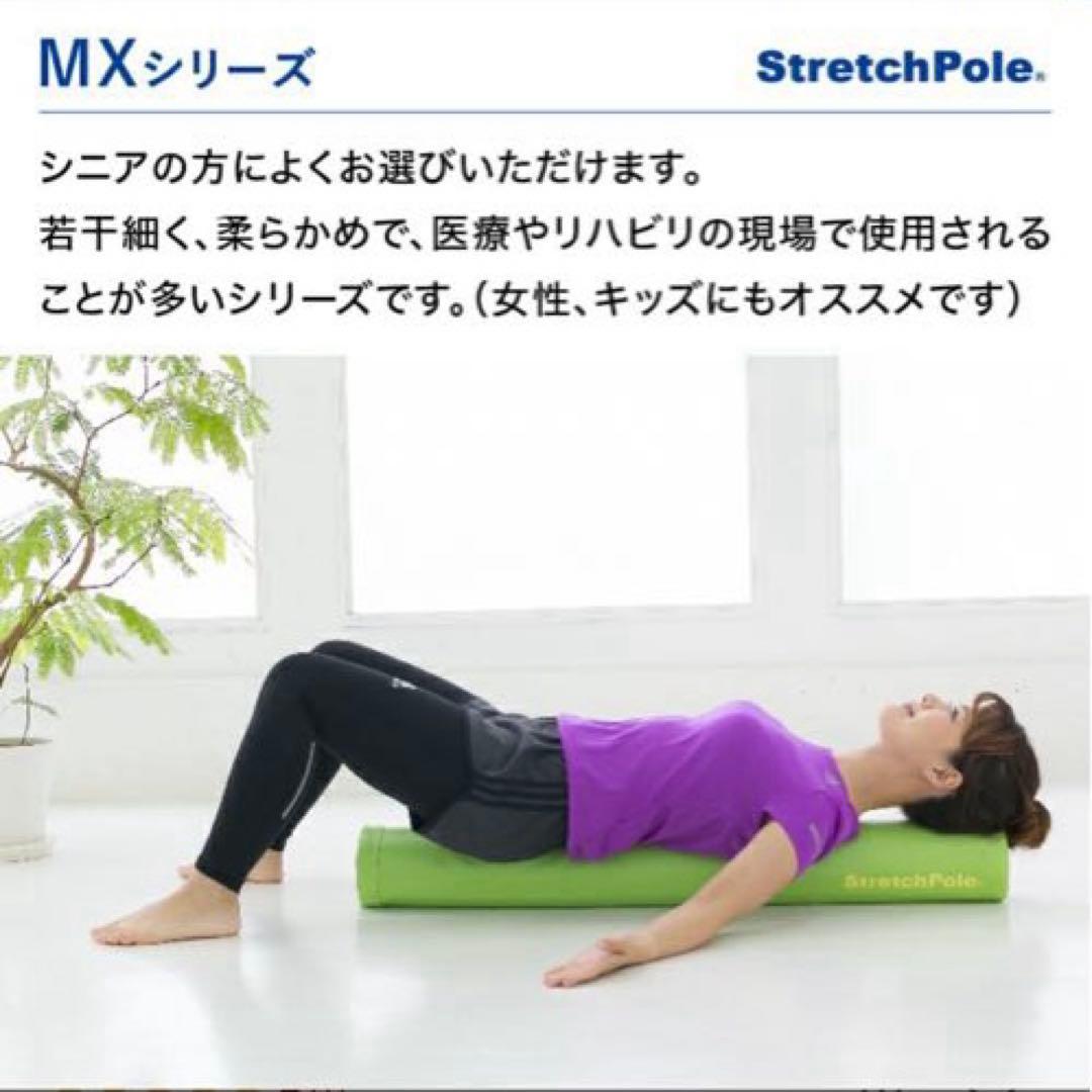 【美品】LPNストレッチポールMXスリムタイプ アイボリー