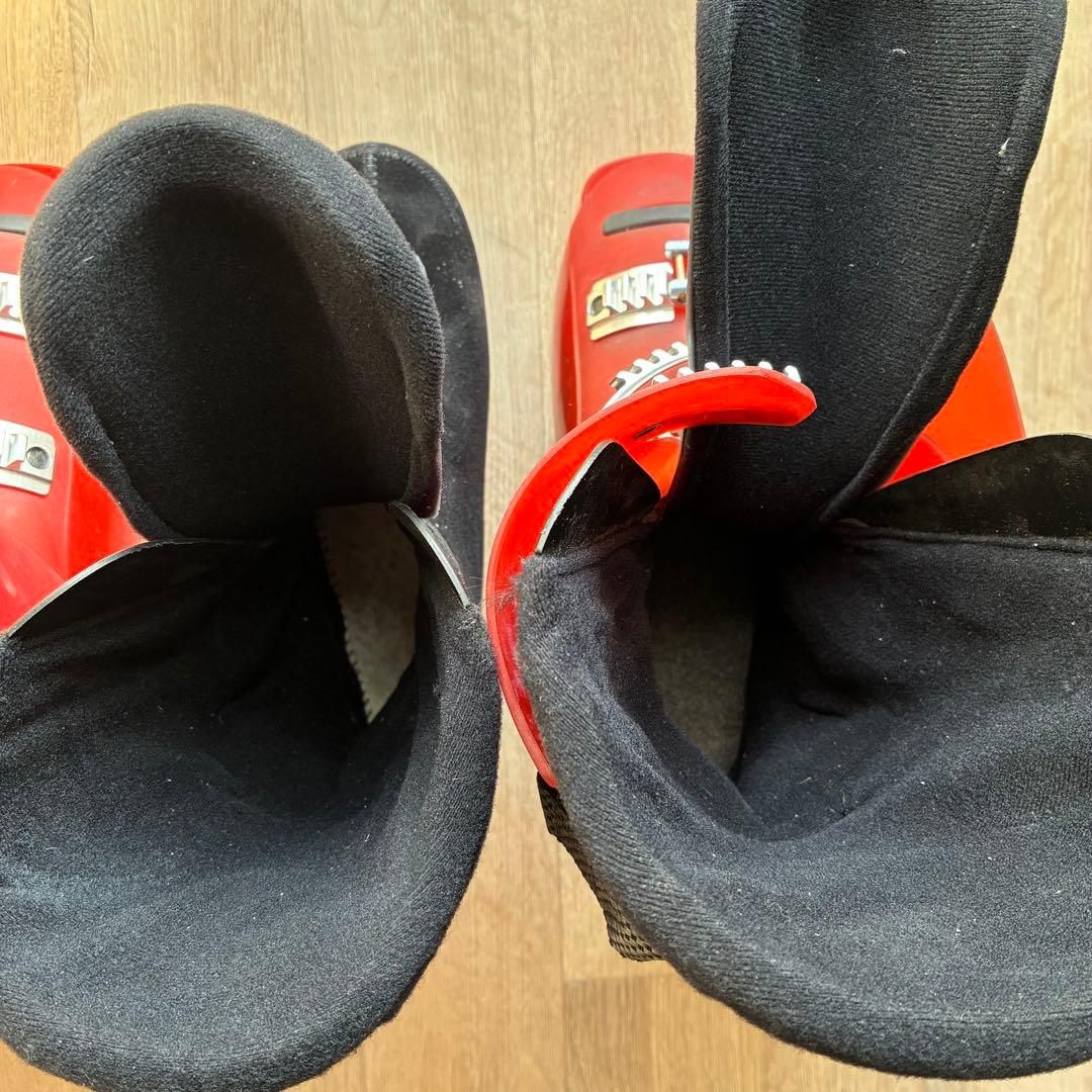 SALOMON COURSE 26.5 レッドスキー靴