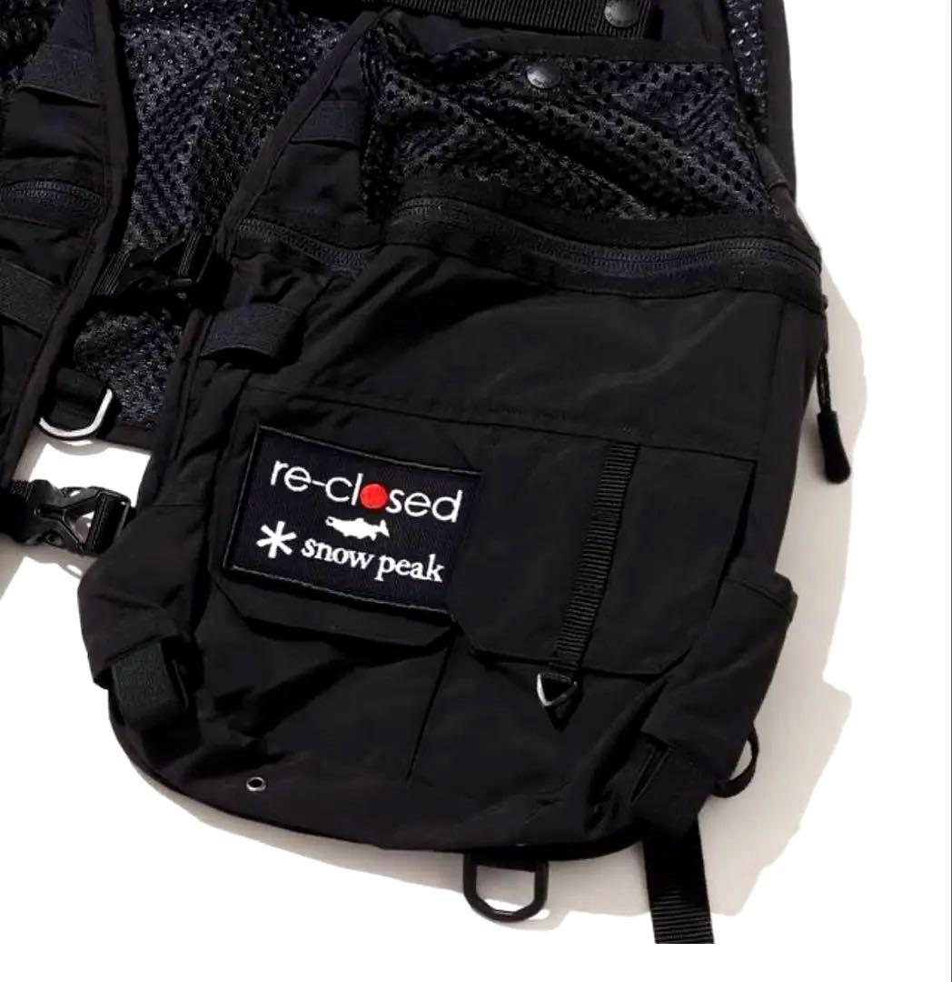 フィッシングベスト　【新品未使用】 peak スノーピーク　黒