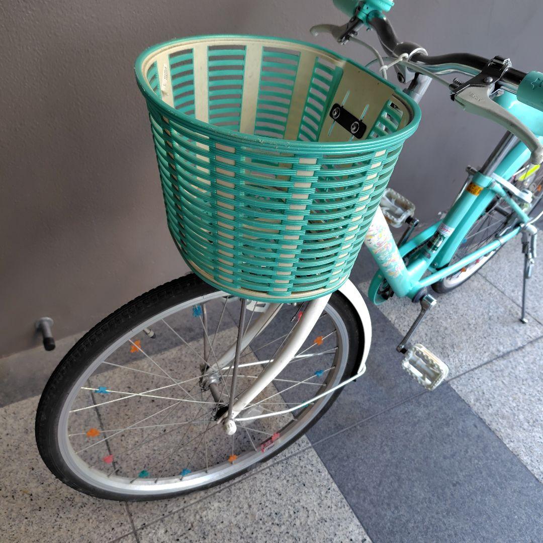 【引渡】ブリヂストン ジュニア自転車 エコパル ミントグリーン　 22インチ