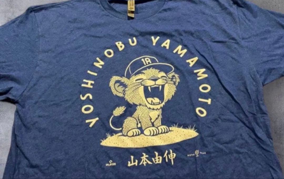 山本由伸　Tシャツ　Baby lion 米国購入　新品　Roto wear