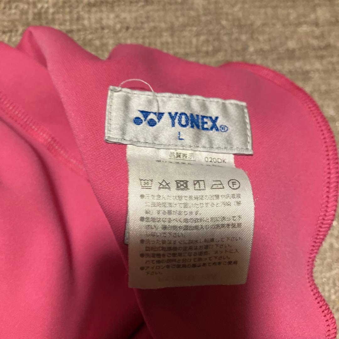 YONEX バドミントンパンツ Lサイズ ピンク/ネイビー