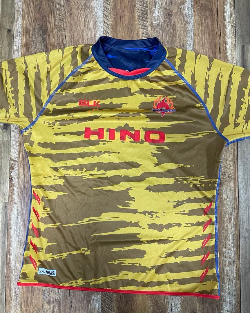BLK HINO ラグビーウェア リバーシブル 2XL