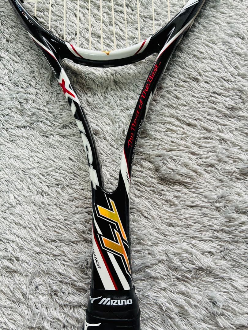 【美品】定価16000円 ミズノ XYST TT OUソフトテニス ラケット