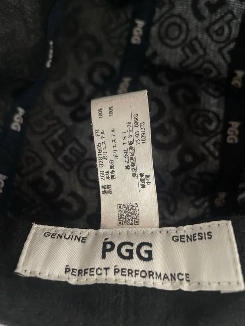 超美品❗️パーリーゲイツ PGG 総柄 バケットハット ユニセックス