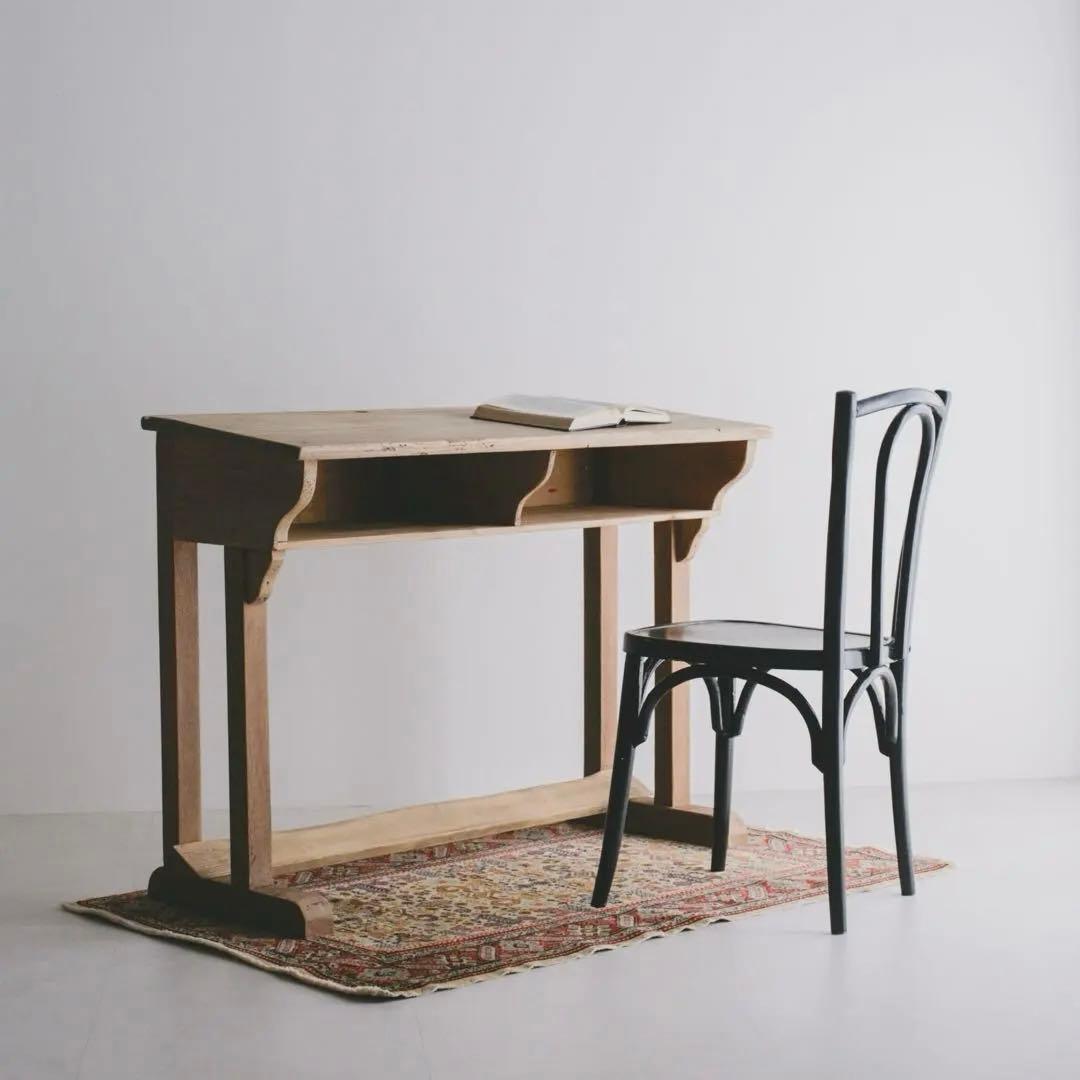 フランス　オーク材　 アンティークデスク 無垢材 プロカント 古家具