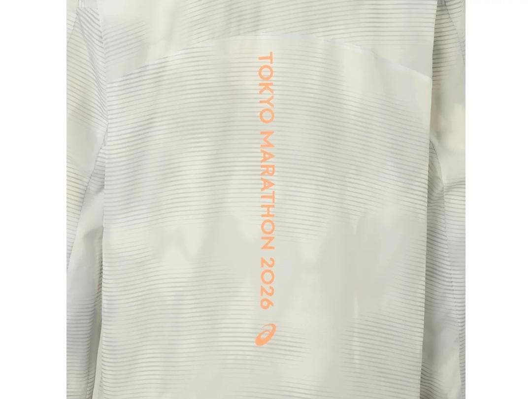 ASICS 東京マラソン2026RUN TOKYOウィンドブレーカーホワイト M