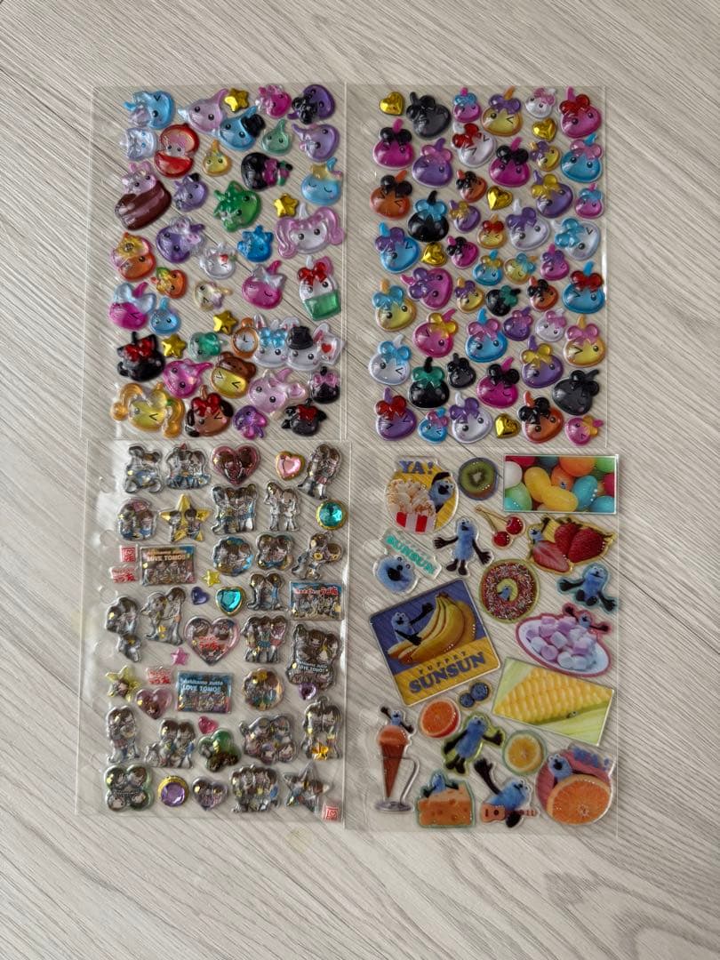 シール帳　完成品　おすそ分け　全15ページ