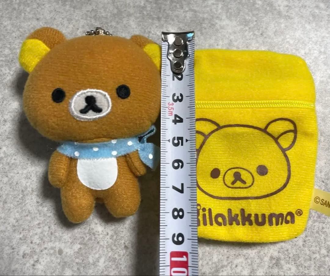 新品　リラックマ ミニポーチ付きマスコット　食玩　平成レトロ　当時物　カバヤ