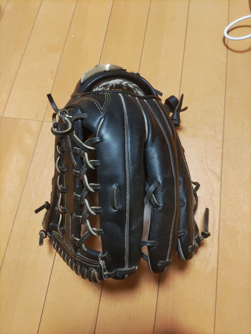 ミズノグローバルエリート　美品　 外野用軟式グローブ 黒 サイズ18N