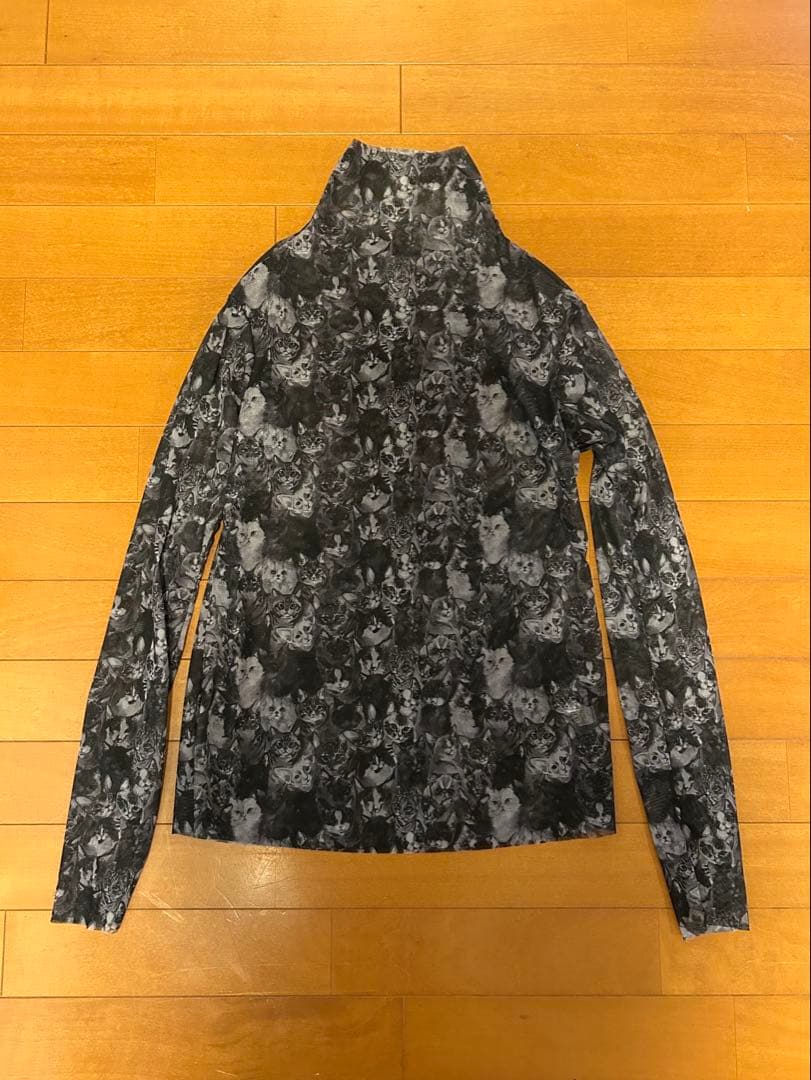 unoa BIJOUX 猫柄タートルネックウェア