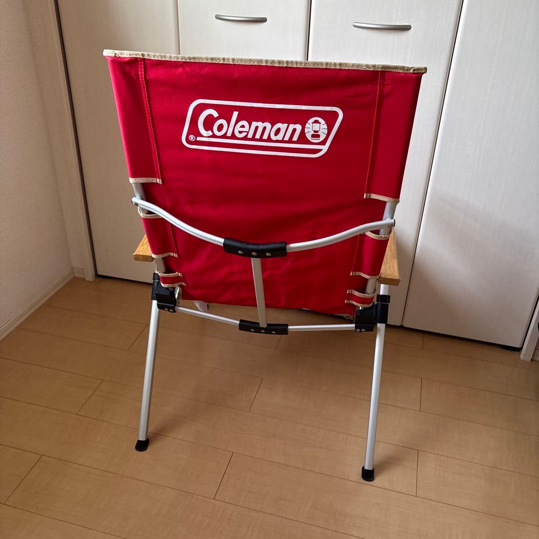 Coleman レイチェア レッド　②