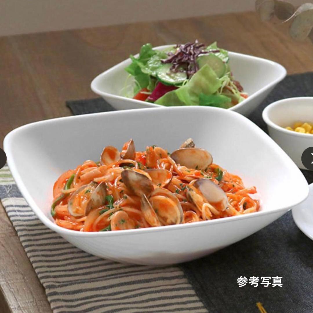 corelle コレール　スクエア大ボウル　バイオレットミスト　4枚