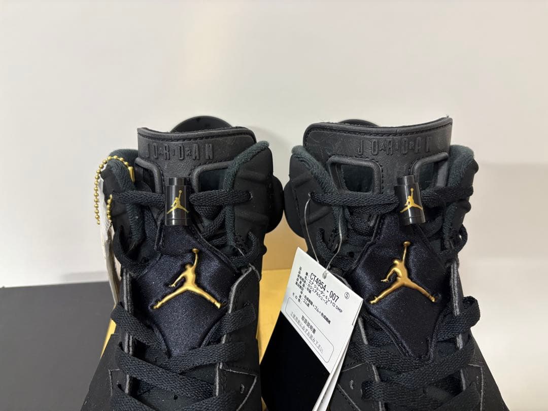 新品未使用Jordan Air Jordan 6 ブラック/ゴールド
