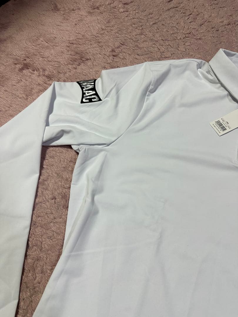 新品　タグ付き　 WAAC golf 長袖シャツ　サイズ4 ホワイト