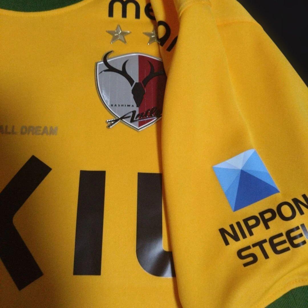 鹿島アントラーズ　ユニフォーム　サード　土居聖真　 イエローカラー　2021