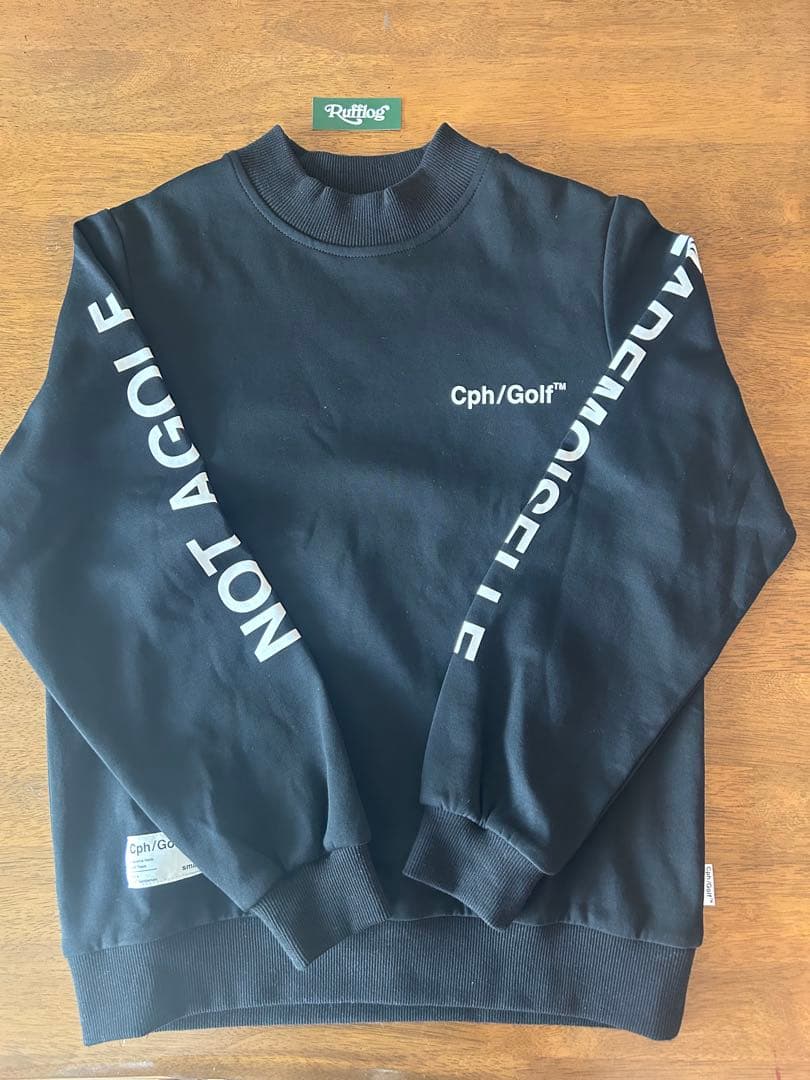 【新品完売品】Cph/Golf ブラック トレーナー Sサイズ
