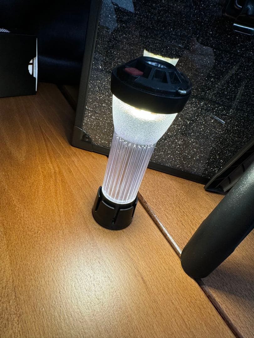 激レア！ゴールゼロ専用ランタンシェード アクリル化粧箱 LEDランプ付き 白黒