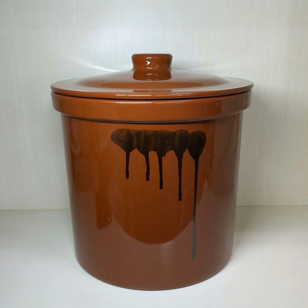 久松窯　久松８号　切立　寸胴型丸瓶　丸壺　容量約14.4L ８升