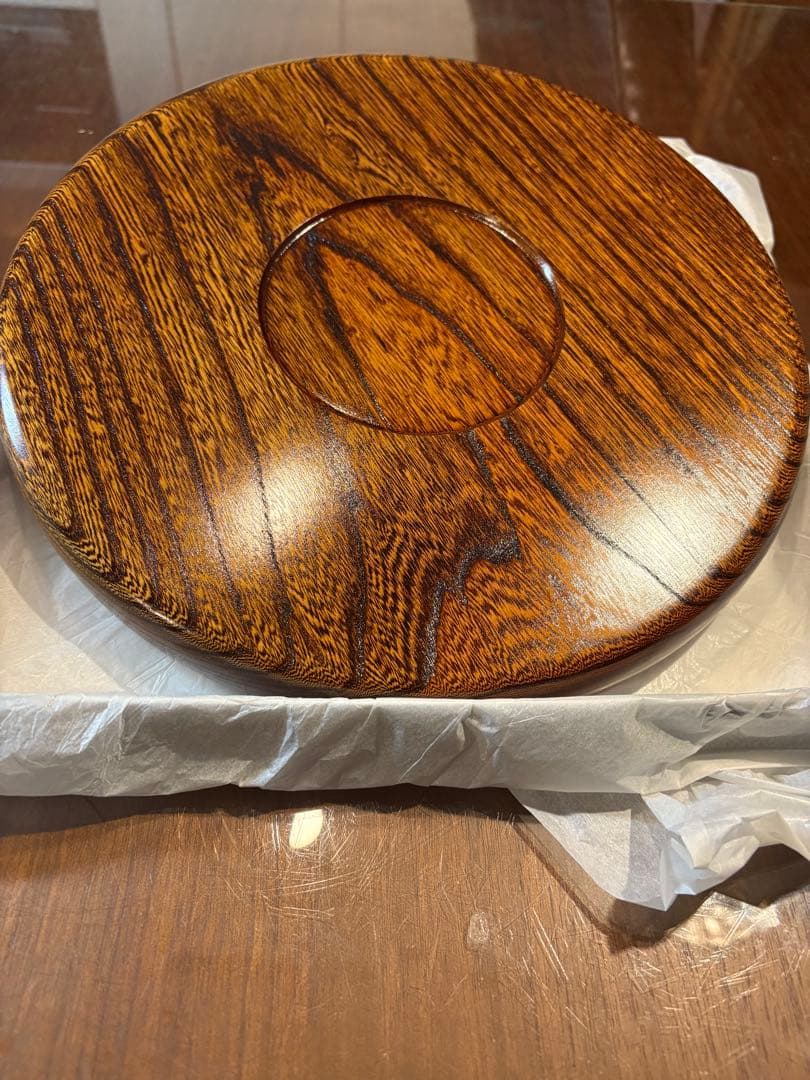 天然木　けやき　お盆　新品