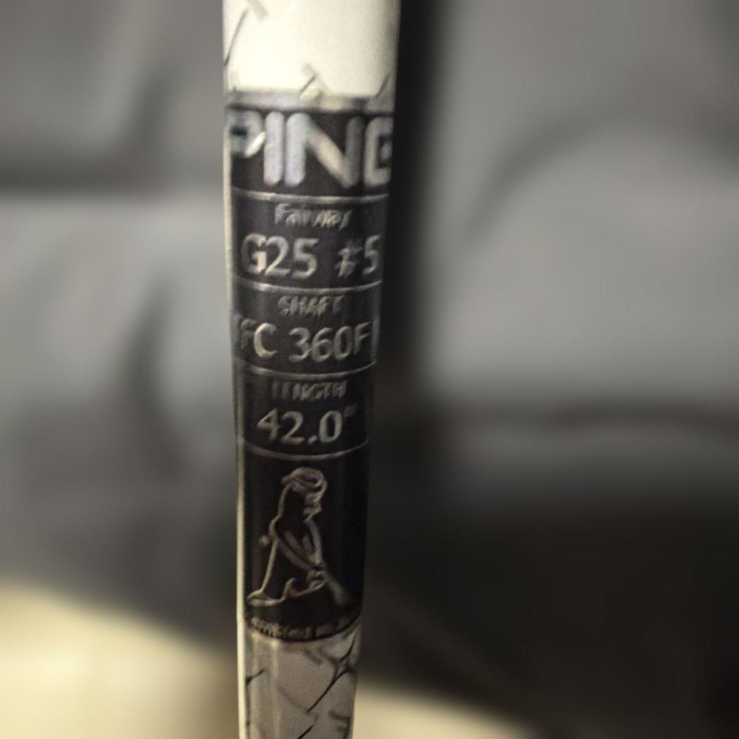 PING G25 フェアウェイウッド３Ｗ15度R5Ｗ18度R2本セット