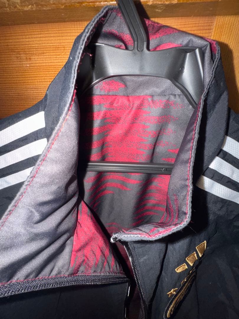 adidas ドイツ代表ジャケット Lサイズ 黒　アンセムジャケット　2022