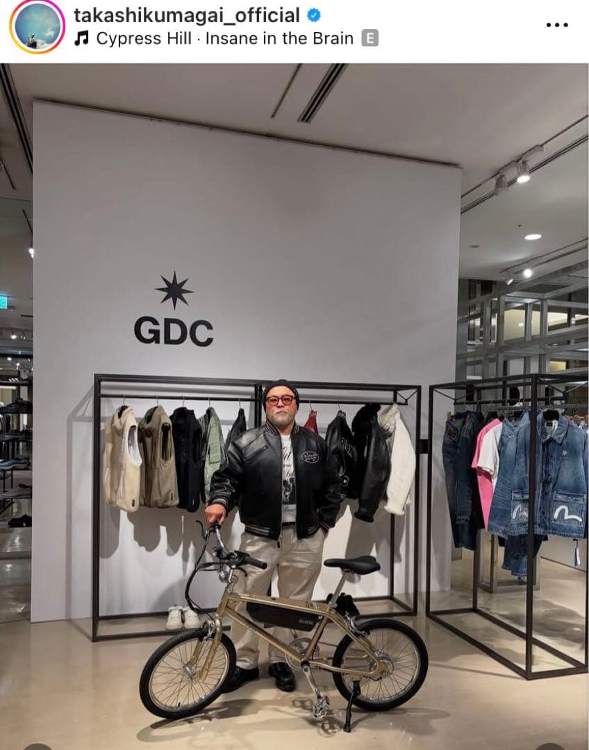 WO BIKES×GDC GLISSE ゴールド　木村拓哉　窪塚洋介