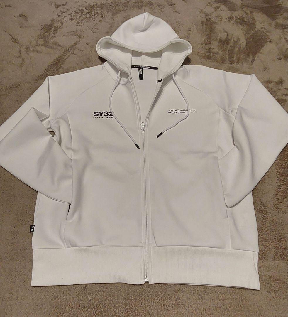 SY32 セットアップ 長袖 長ズボン Lサイズ ホワイト 美品 値下げ可