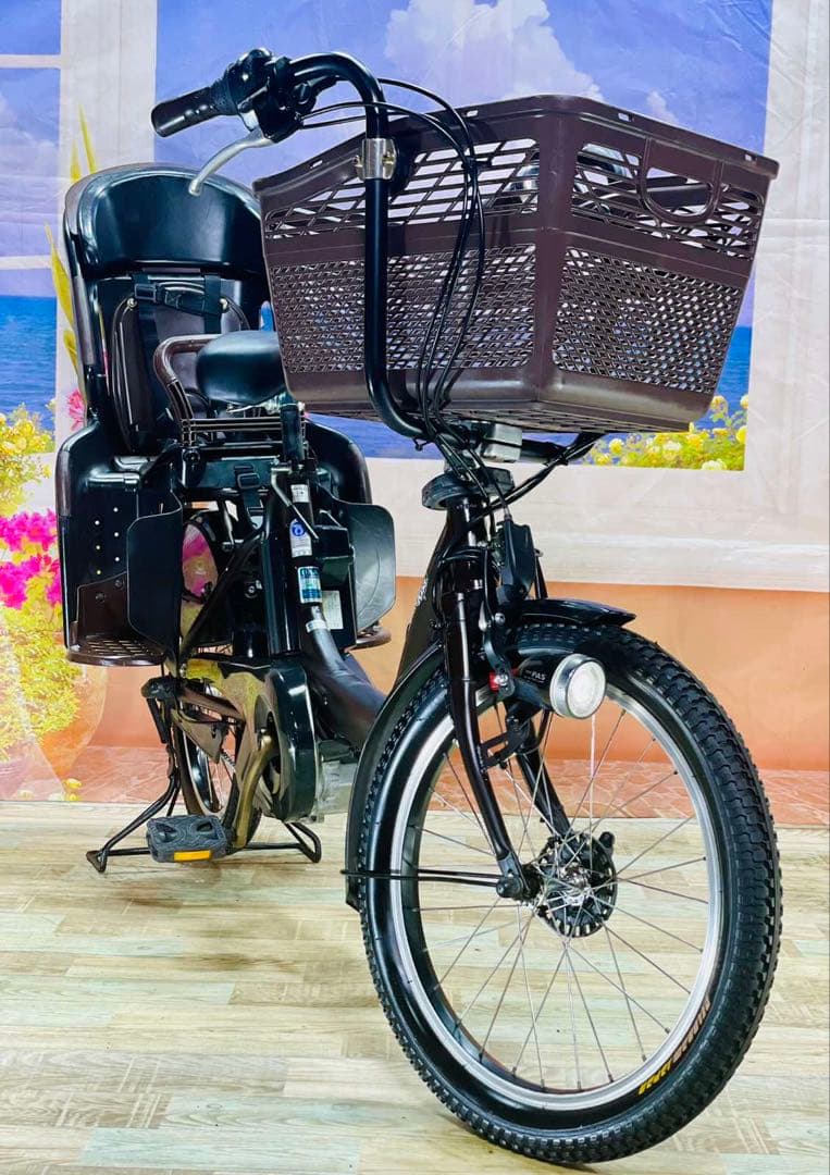 ヤマハパスキス⭐️人気モデル！子供乗せ電動アシスト自転車Y2835