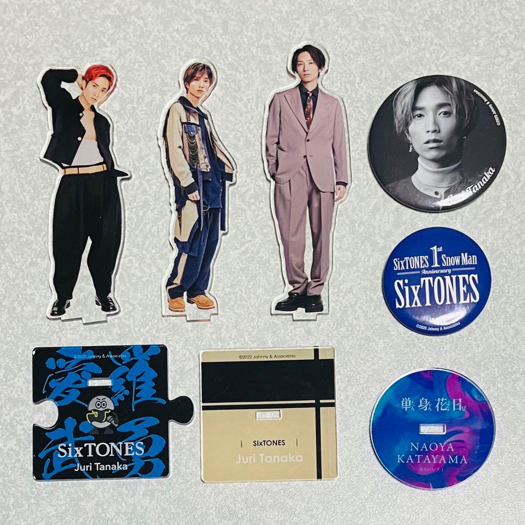 田中樹SixTONESアクスタ缶バッジまとめ売りサマパラfest 1stアニバ