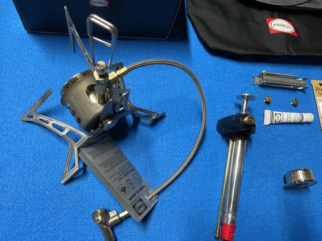 PRIMUS OMNI ライトTI 動作良好超美品・サイレンサーor付属品多数付