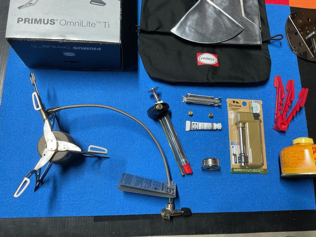 PRIMUS OMNI ライトTI 動作良好超美品・サイレンサーor付属品多数付