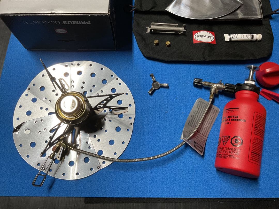 PRIMUS OMNI ライトTI 動作良好超美品・サイレンサーor付属品多数付
