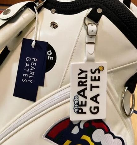 PEARLY GATES キャディバッグ ホワイト ステッカー付き